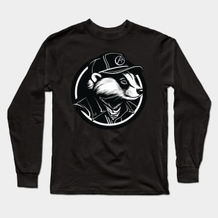 Animal Liberation Front Vegan Badger Long Sleeve T-Shirt